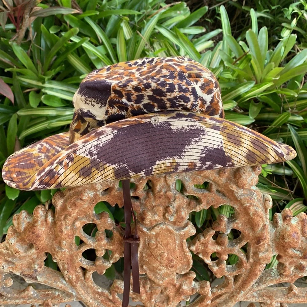 Animal Print Safari Hat - Picture 2 of 9